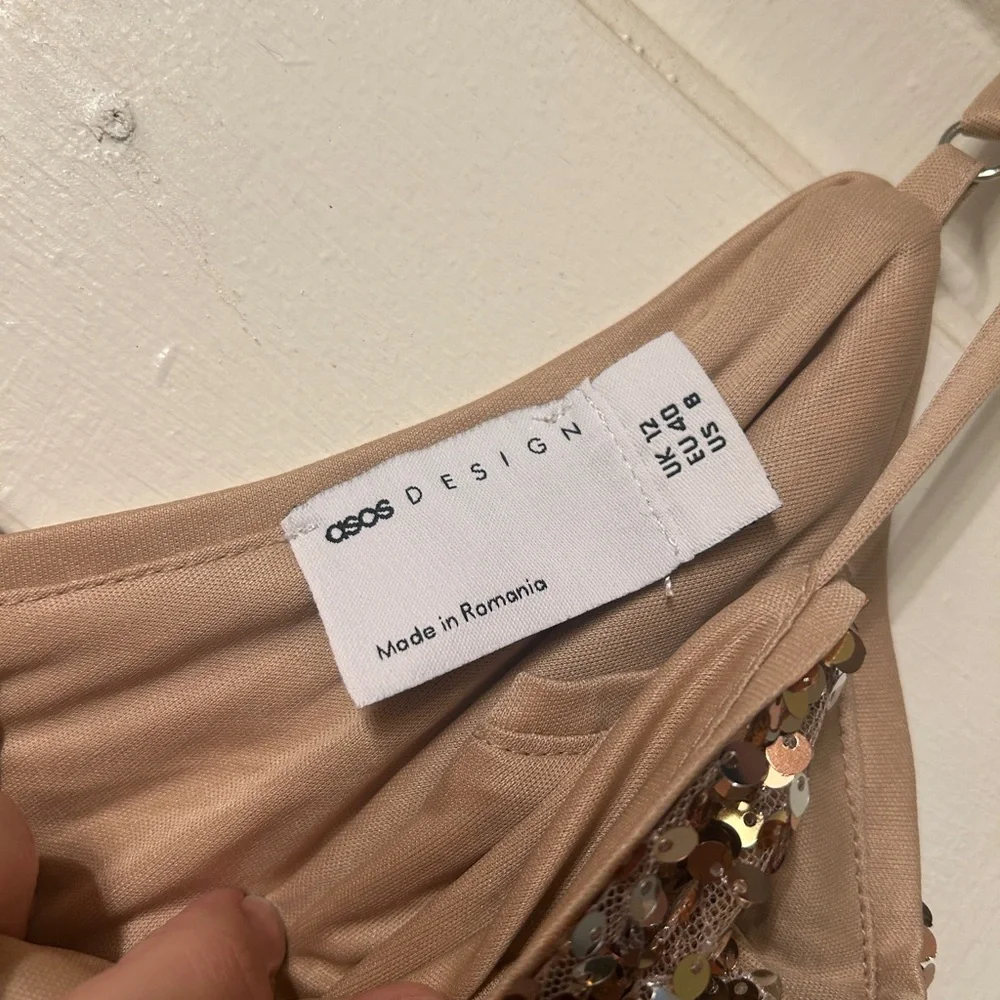 ASOS Gold Sequin Dress - Picture 3 of 4